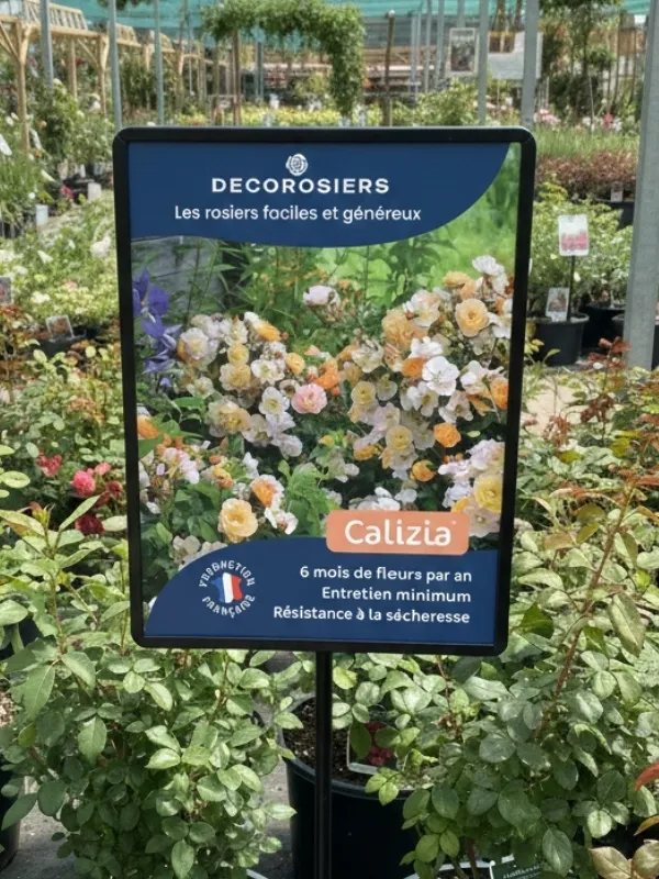 [PLVAFFPVCCAL] Affichette PVC DECOROSIERS® Calizia®