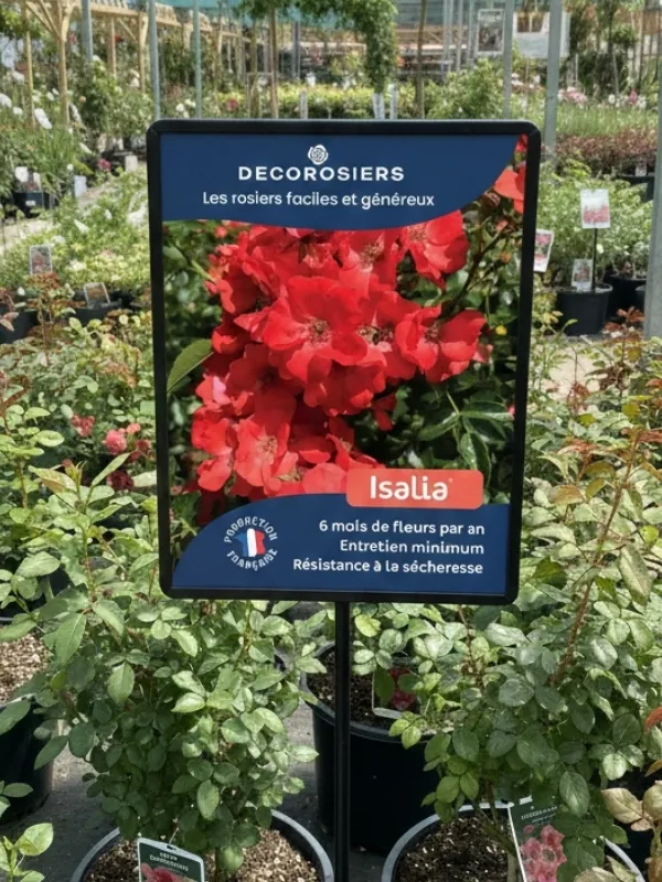 [PLVAFFPVCISA] Affichette PVC DECOROSIERS® Isalia®