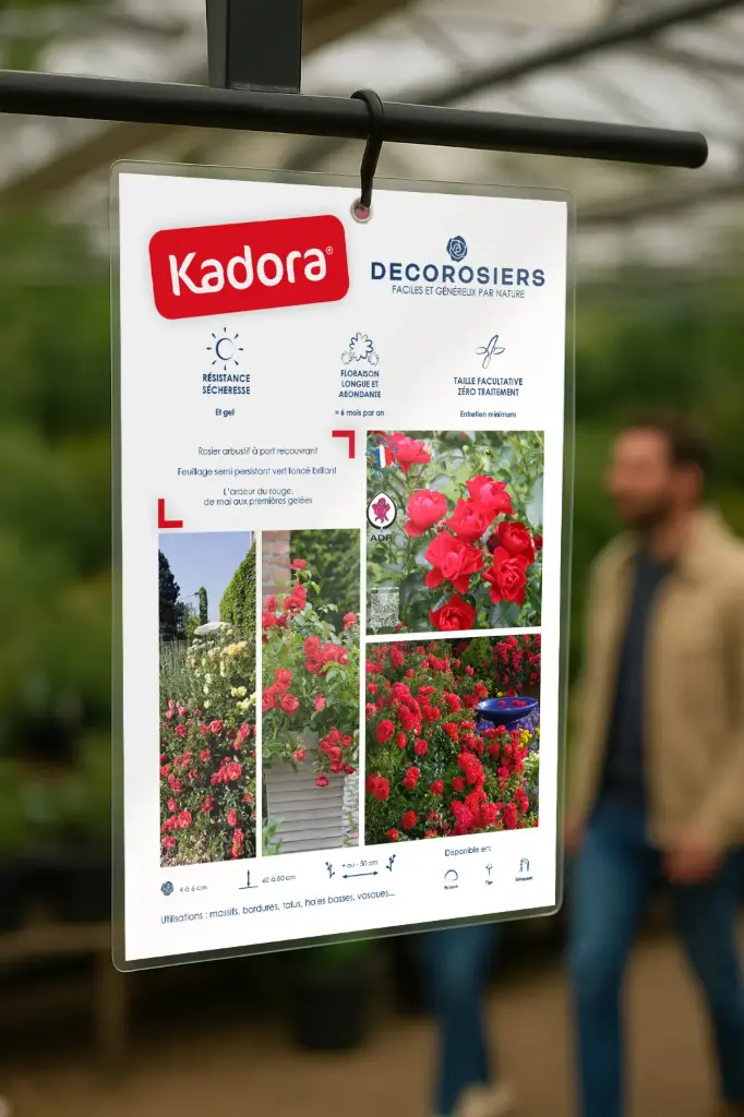 Affichette PVC DECOROSIERS® Kadora®