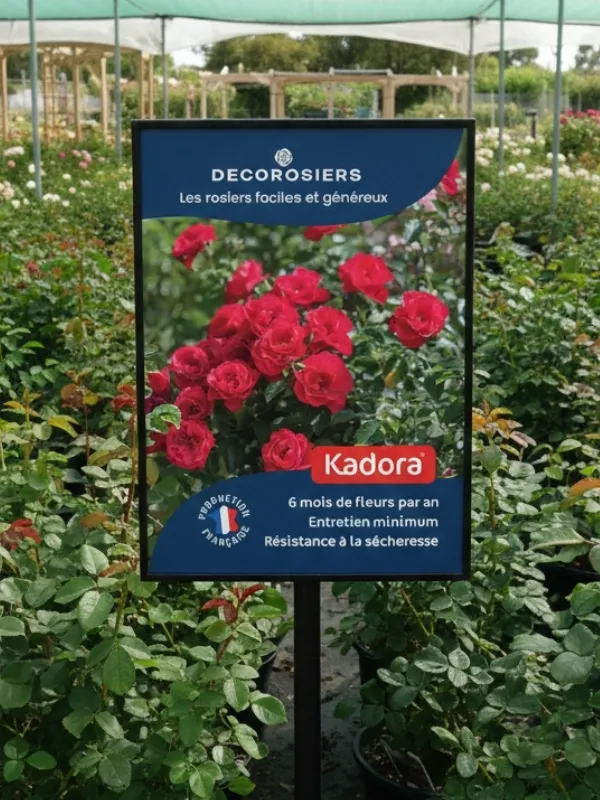 Affichette PVC DECOROSIERS® Kadora®