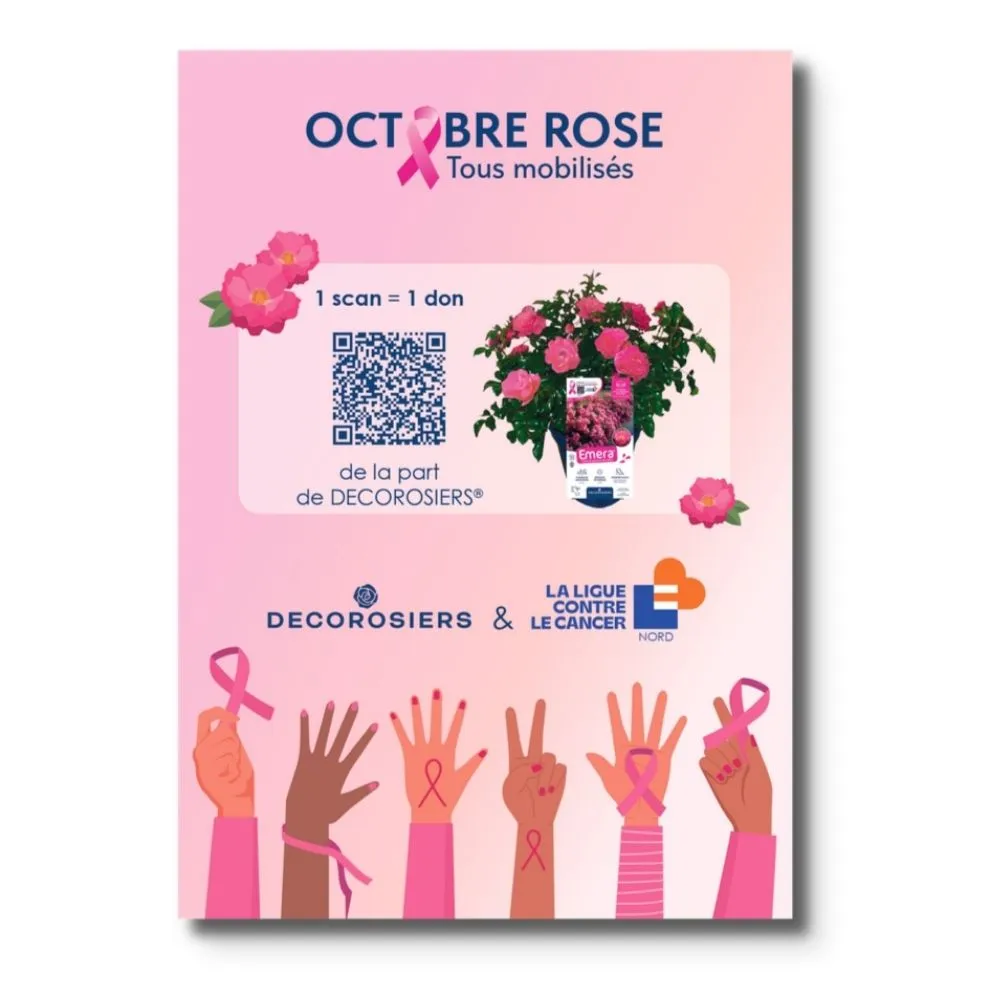 [PLVFLYOCTROSE] Affichette A4 PVC OCTOBRE ROSE