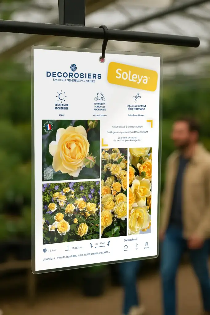 Affichette PVC DECOROSIERS® Soleya®