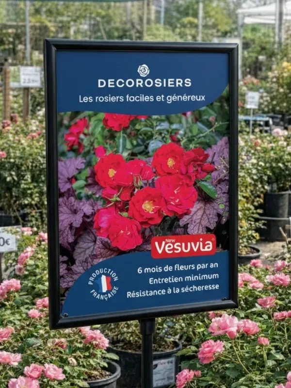 [PLVAFFPVCNEW] Affichette PVC DECOROSIERS® New Vesuvia®