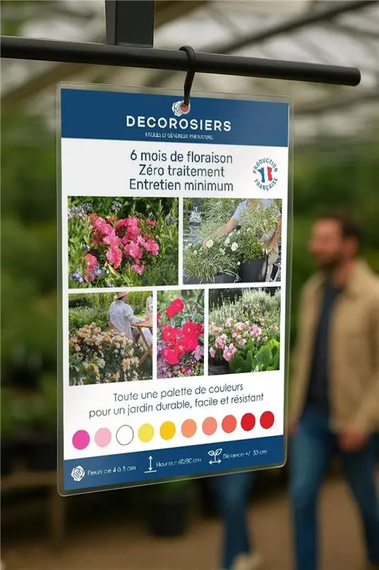 [PLVAFFPVCGAMMEDECO] ​Affiche PVC DECOROSIERS​® A4