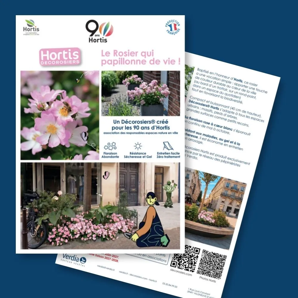 Plaquette A4 DECOROSIERS HORTIS® recto verso